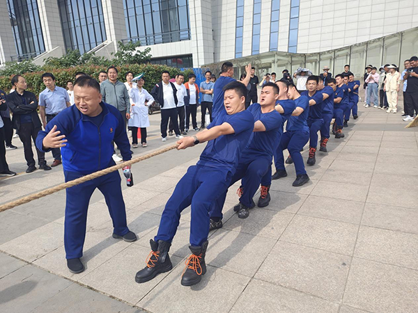 河南社旗“全民健身月”和“健康城镇”活动启动br——同期举办职工运动会开幕式(图2)